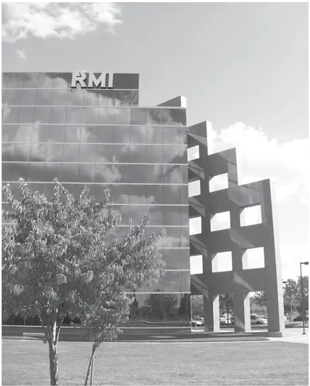 A multistory office building within the Capital Business Center south of US Highway 50.