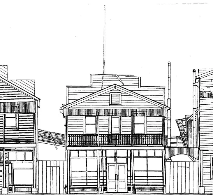 Illustration of a Locke storefront